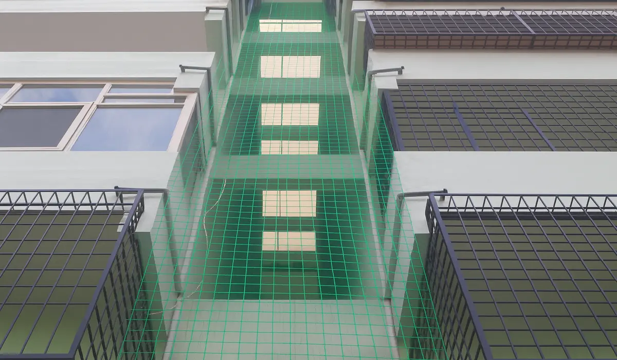 Duct Area Covering Nets in Chennai | Building Covering Nets